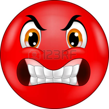 Angry face